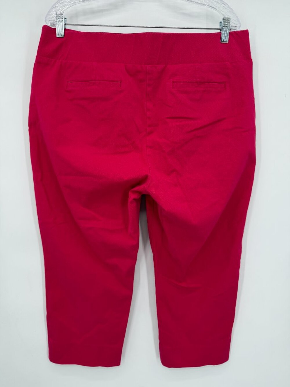 Soft Surroundings Women’s PXL Pink Stretch Pull On Capri Pants - Picture 4 of 11